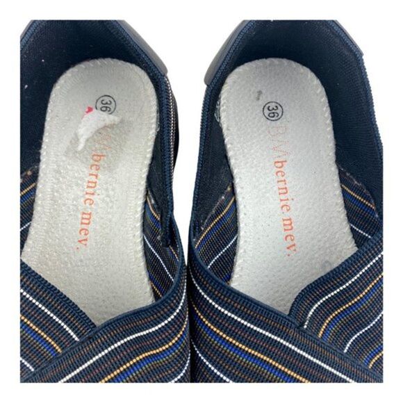 Bernie mev Women's Multicolored Striped Fabric Flats EU 36 - Picture 13 of 14